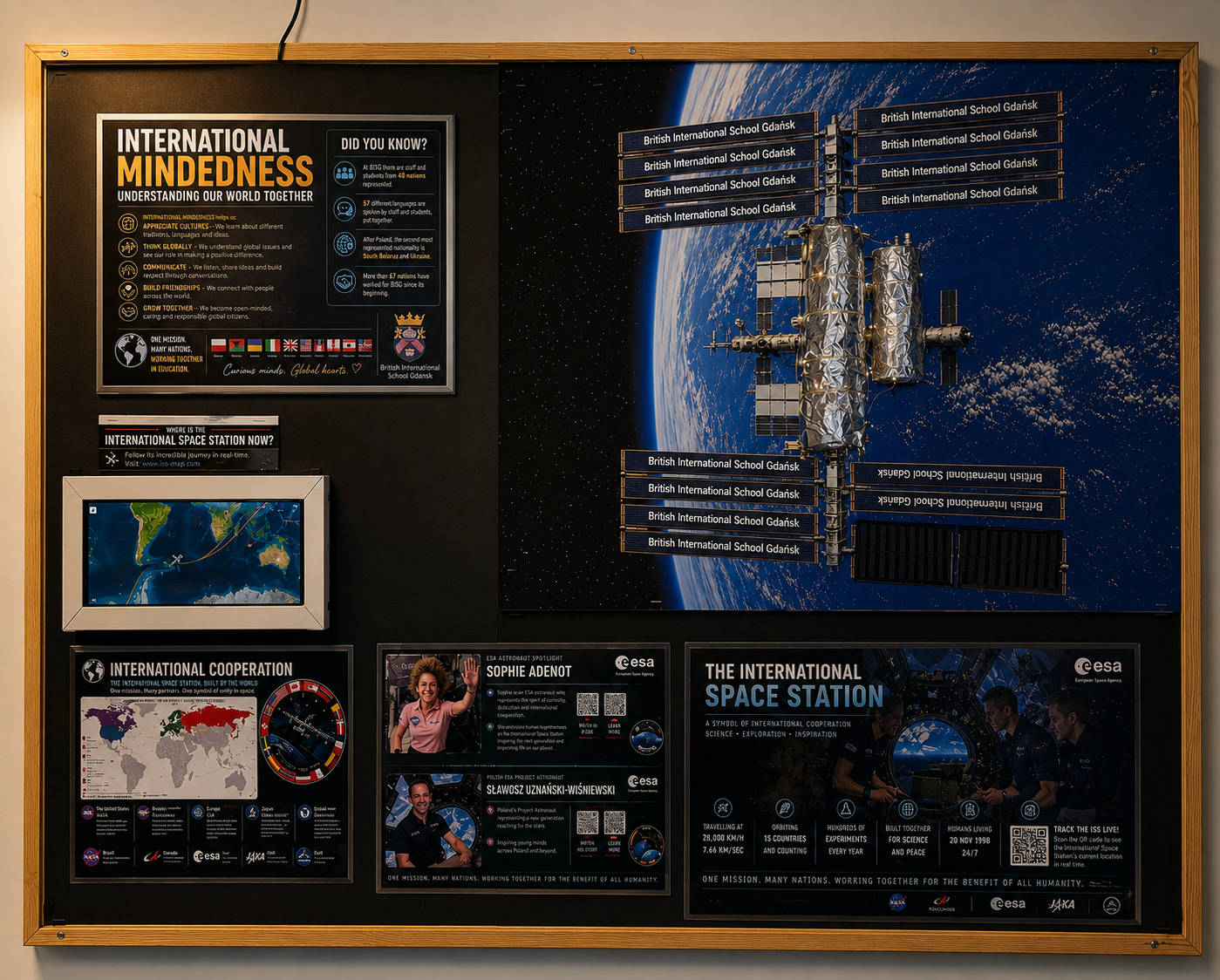 International Space Station display