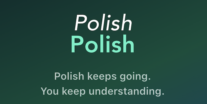 Polish Polish language learning app